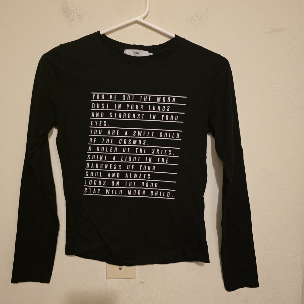 Adika Moon child long sleeve Shirt Black  size XS